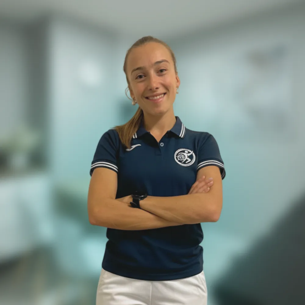 Retrato profissional da fisioterapeuta Joana